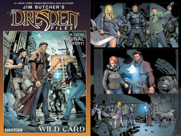 Montaje con la cubierta de uno de los cómics junto a una página interior