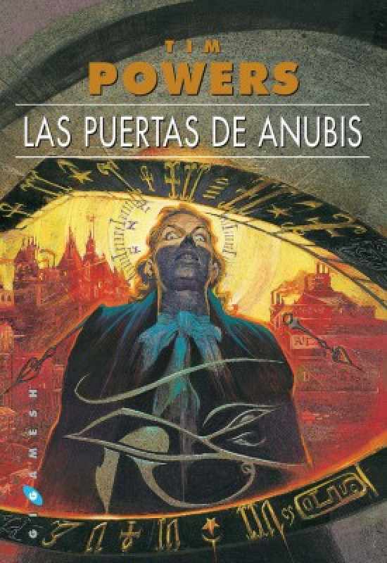 Cubierta de Las puertas de Anubis, de Tim Powers